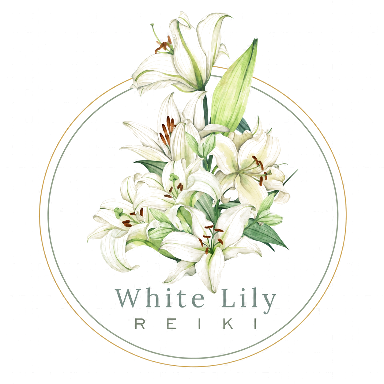 White Lily Reiki logo